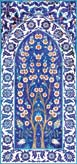 Variatons on the 16th Century Cobalt-blue Ground Panel from the mimber of the Rustem Pasa Mosque, Istanbul