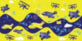 Yellow and navy planes