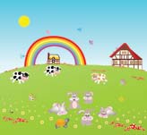 Rabbits and cows