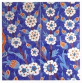 Detail of a 16th Century Iznik Tile, Rustem Pasa Mosque, Istanbul