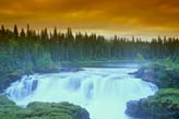 Pisew Falls, Northern Manitoba, Canada 